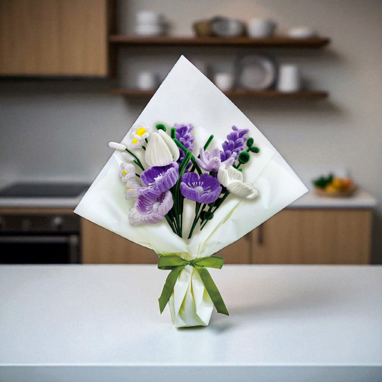 Hands Craft | Purple Flower Bouquet Mix