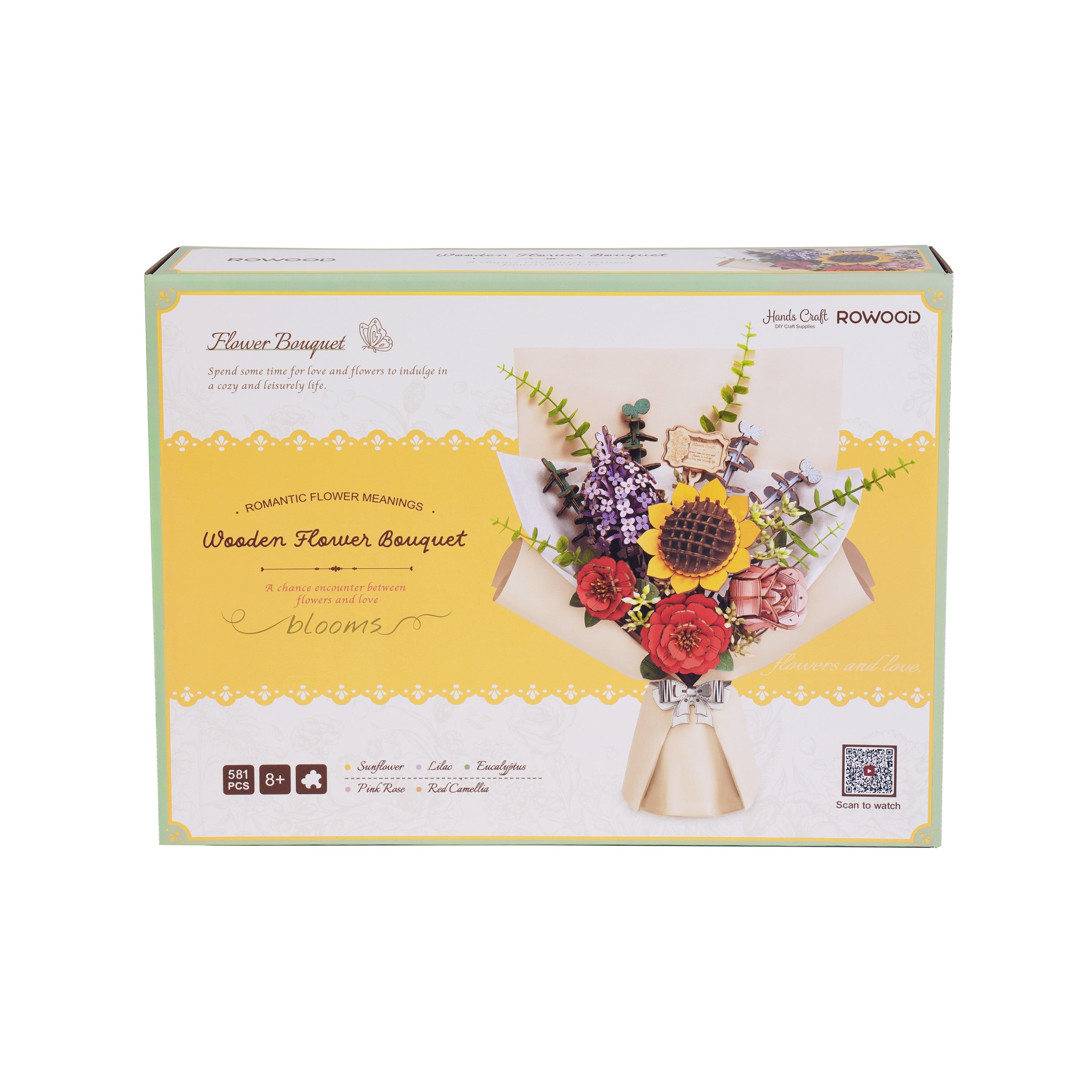 3D Wooden Puzzle | Flower Bouquet