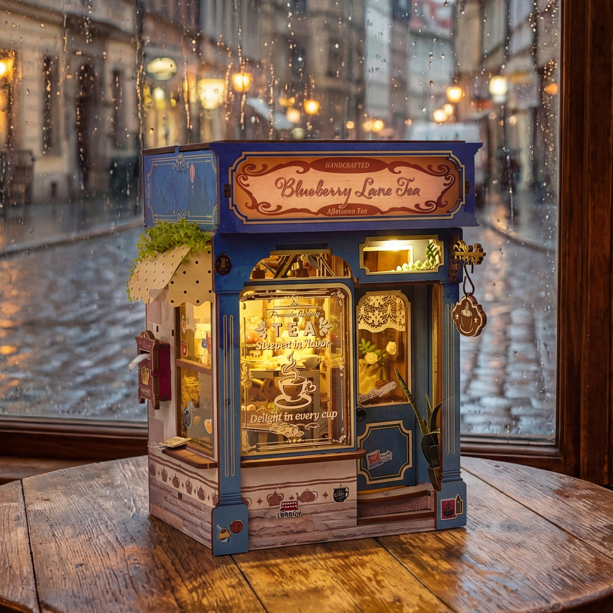 DIY Miniature Book Nook Kit | Blueberry Lane Tea