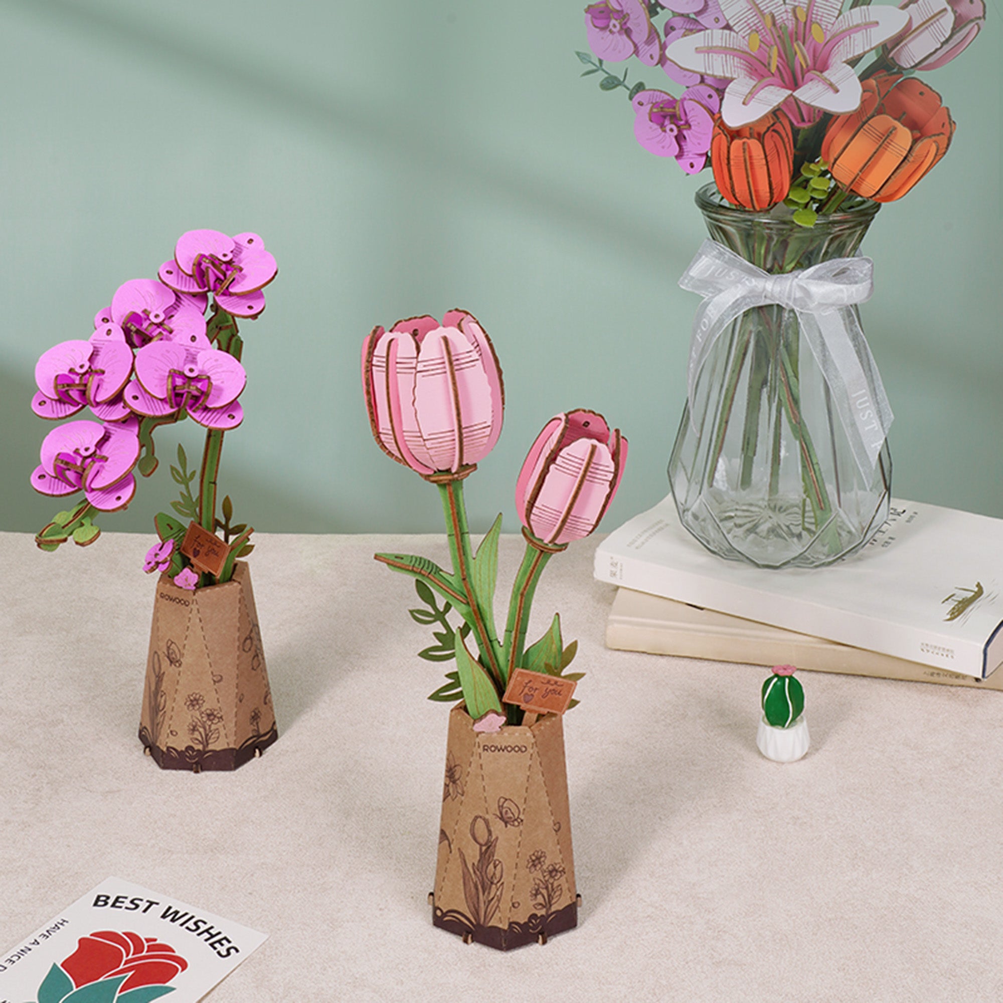 Hands Craft | Pink Tulip