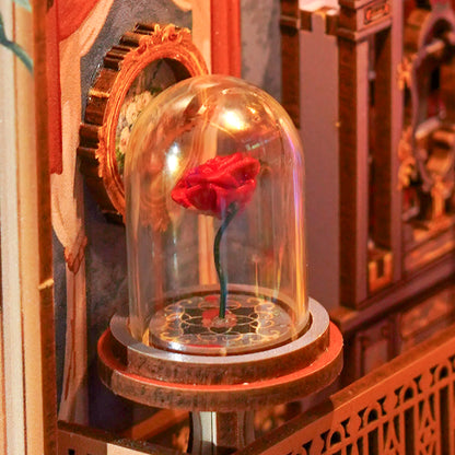 DIY Miniature Book Nook Kit | Enchanted Rose