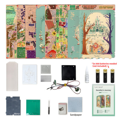 DIY Miniature Book Nook Kit | Dorothy's Journey