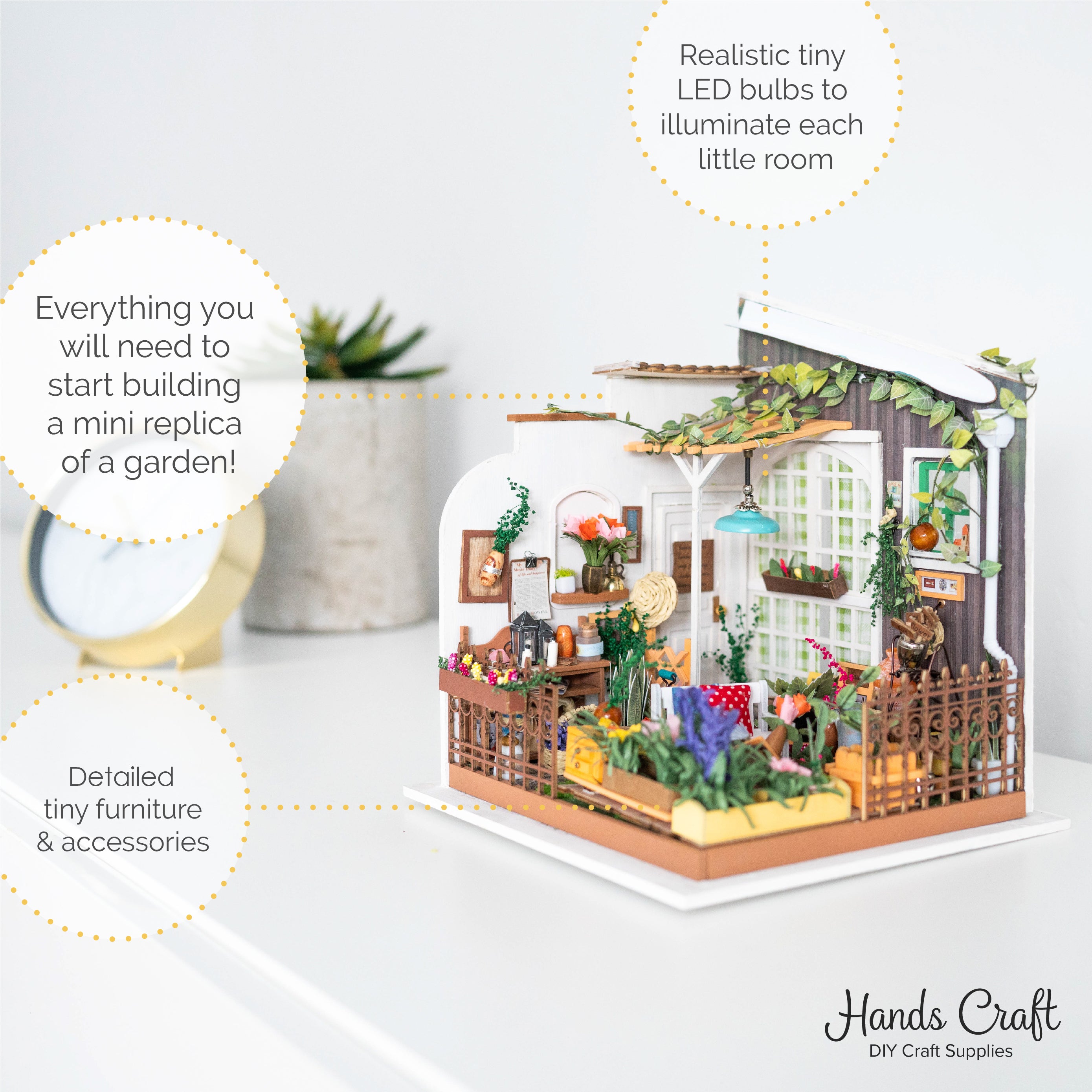 Diy miniature house miller's garden discount