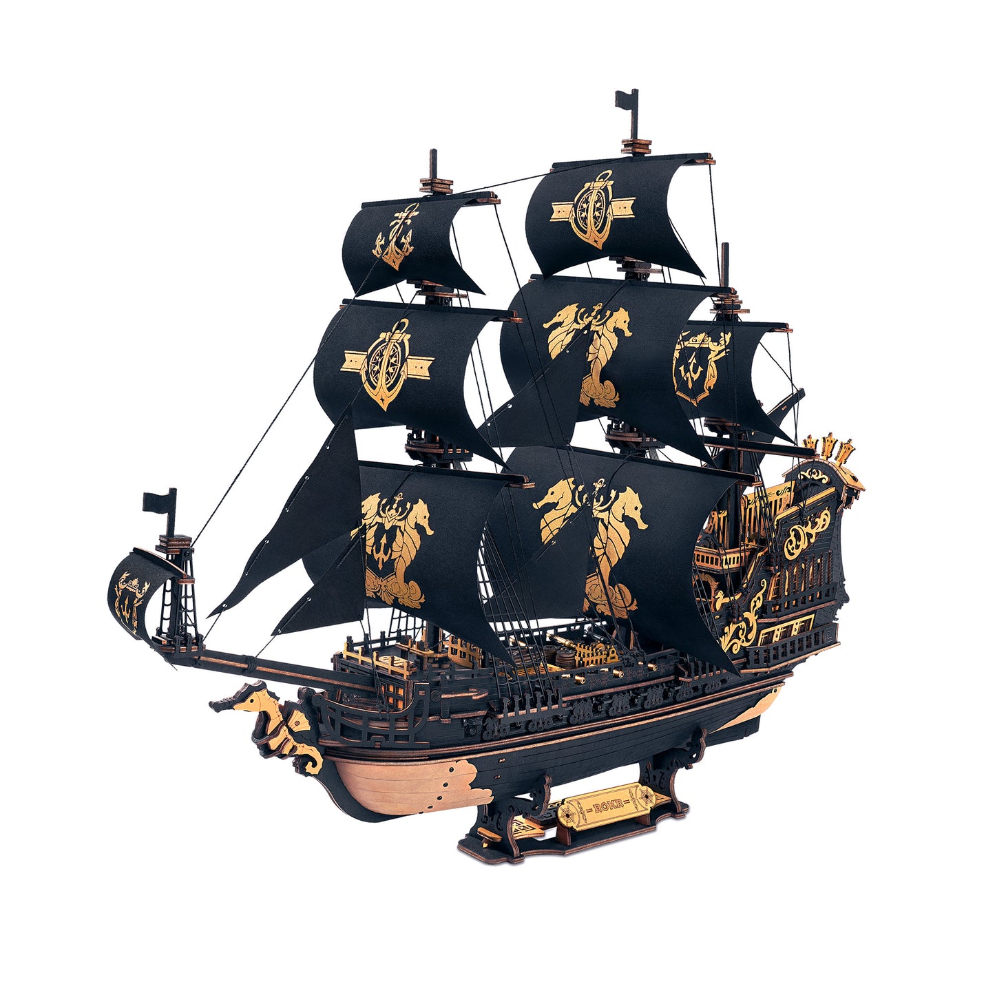 3D Wooden Puzzle | The Seahorse Barque