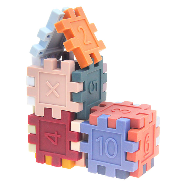 Silicone Baby Toys: Connecting Puzzle Pieces with Math