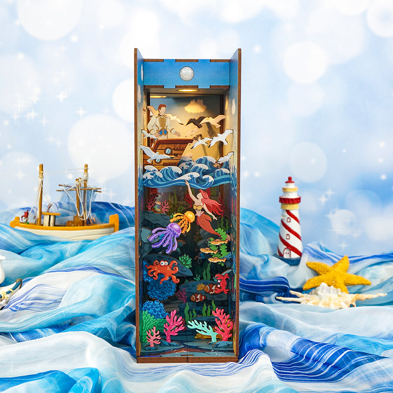 DIY Miniature Kit Book Nook | Mermaid Story