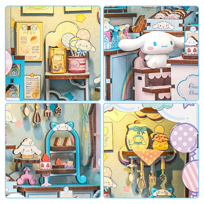 DIY Miniature Book Nook Kit | Cinnamoroll Cloud Bakery