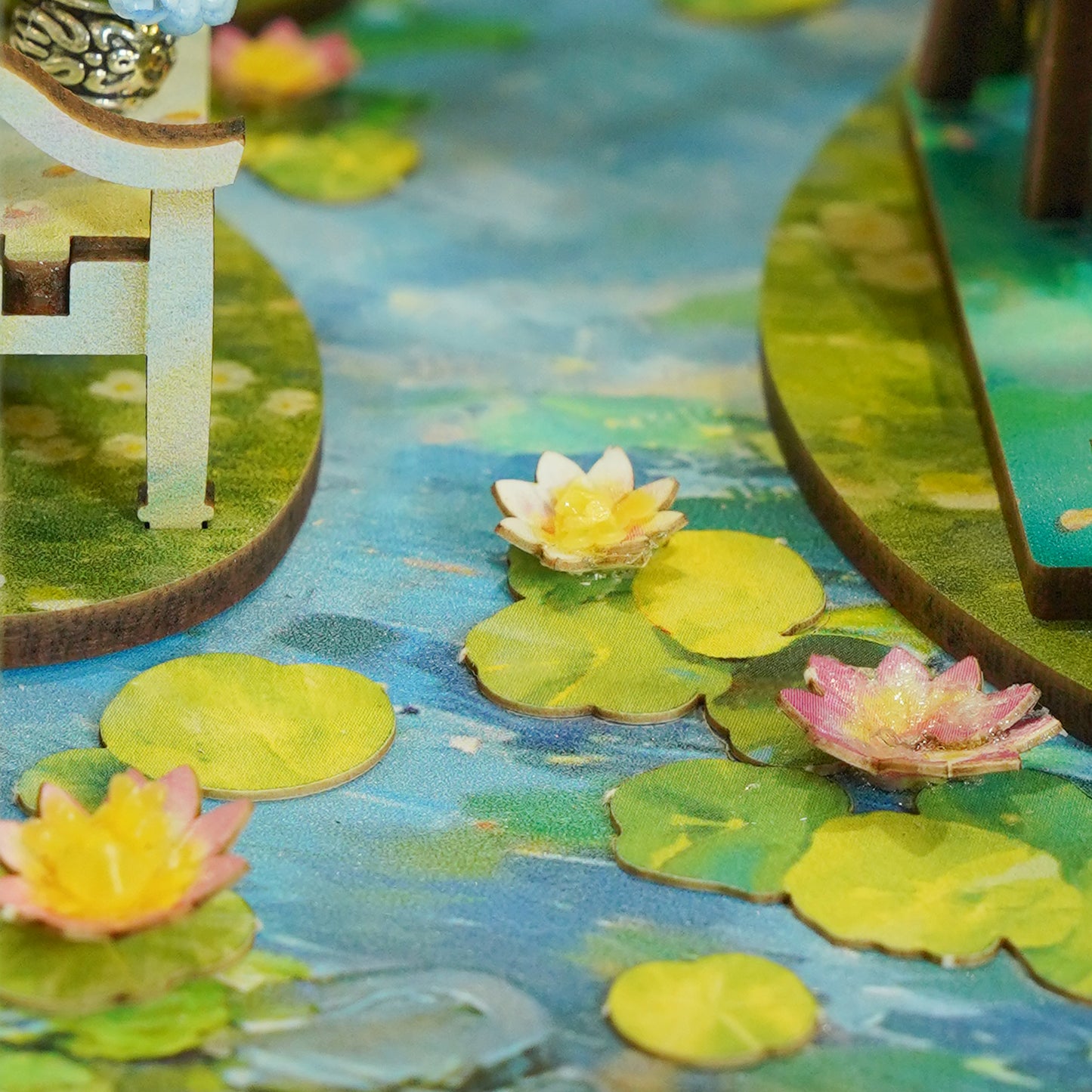 DIY Miniature Book Nook Kit | Giverny Garden