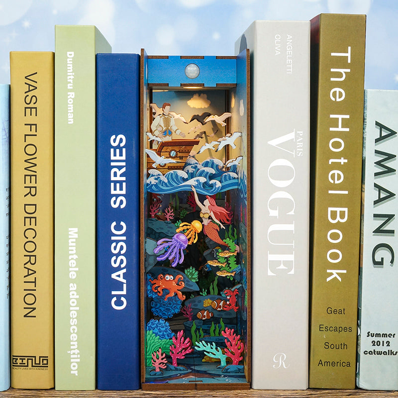 DIY Miniature Kit Book Nook | Mermaid Story