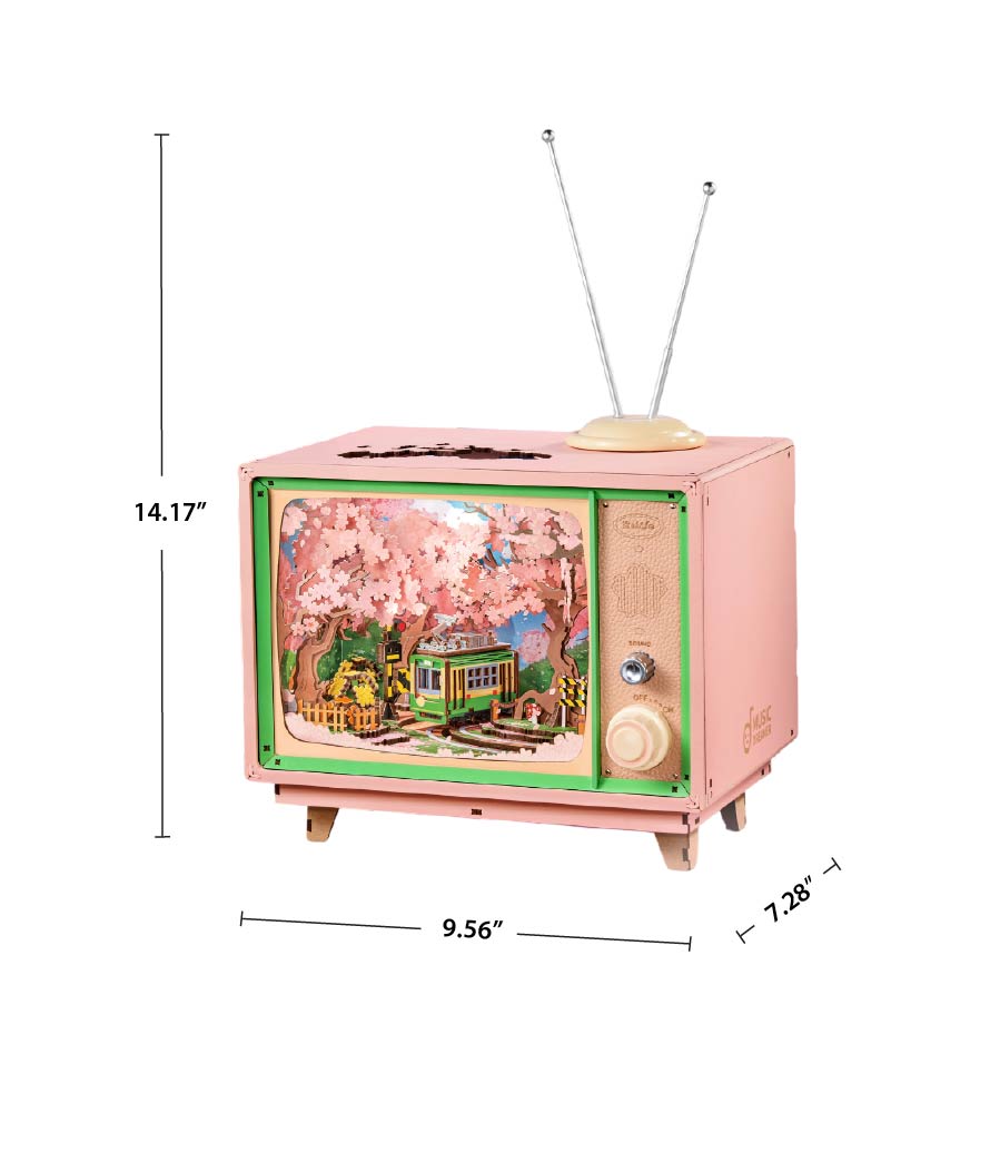 Hands Craft 3D Wooden Music Box Puzzle | Sakura Dreamy Tour