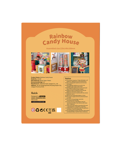 DIY Miniature House Kit | Rainbow Candy House