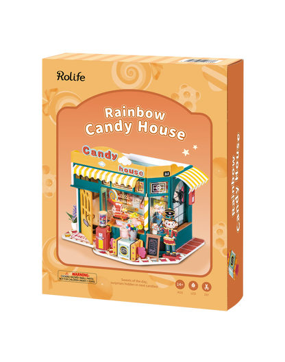 DIY Miniature House Kit | Rainbow Candy House
