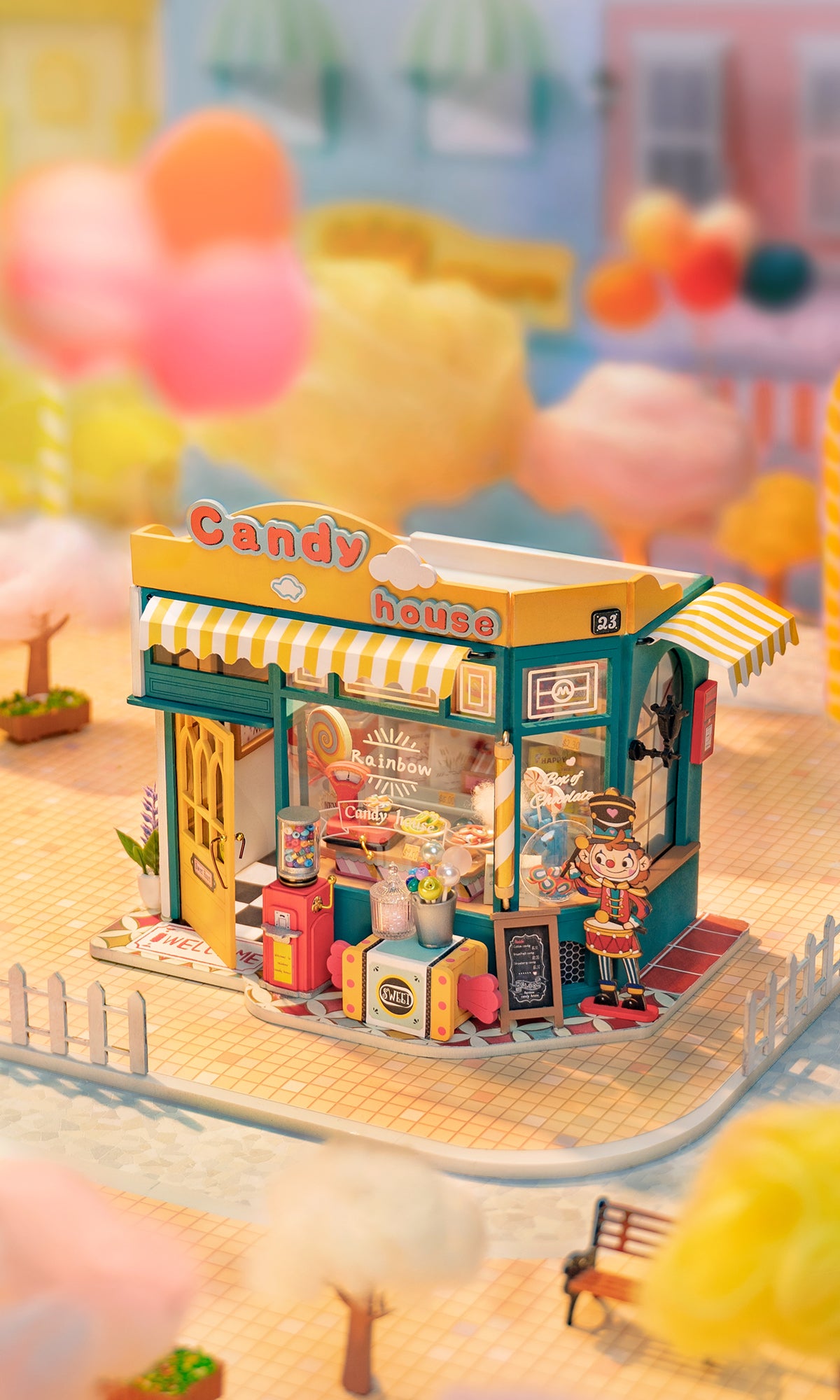 DIY Miniature House Kit | Rainbow Candy House