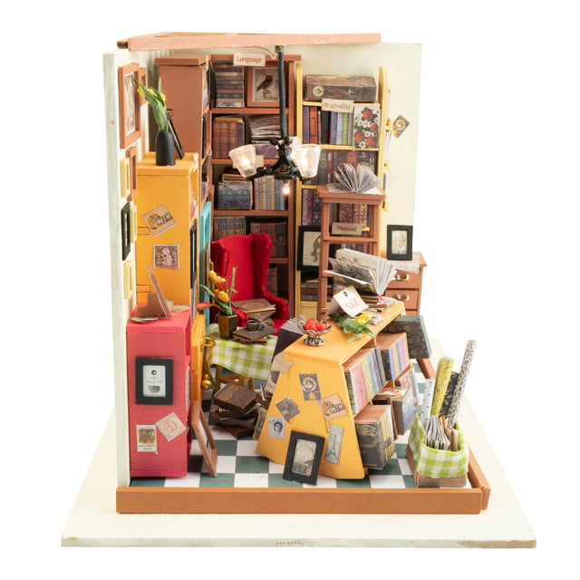 DIY Miniature Model Kit: Free Time Bookshop – Hands Craft US, Inc.