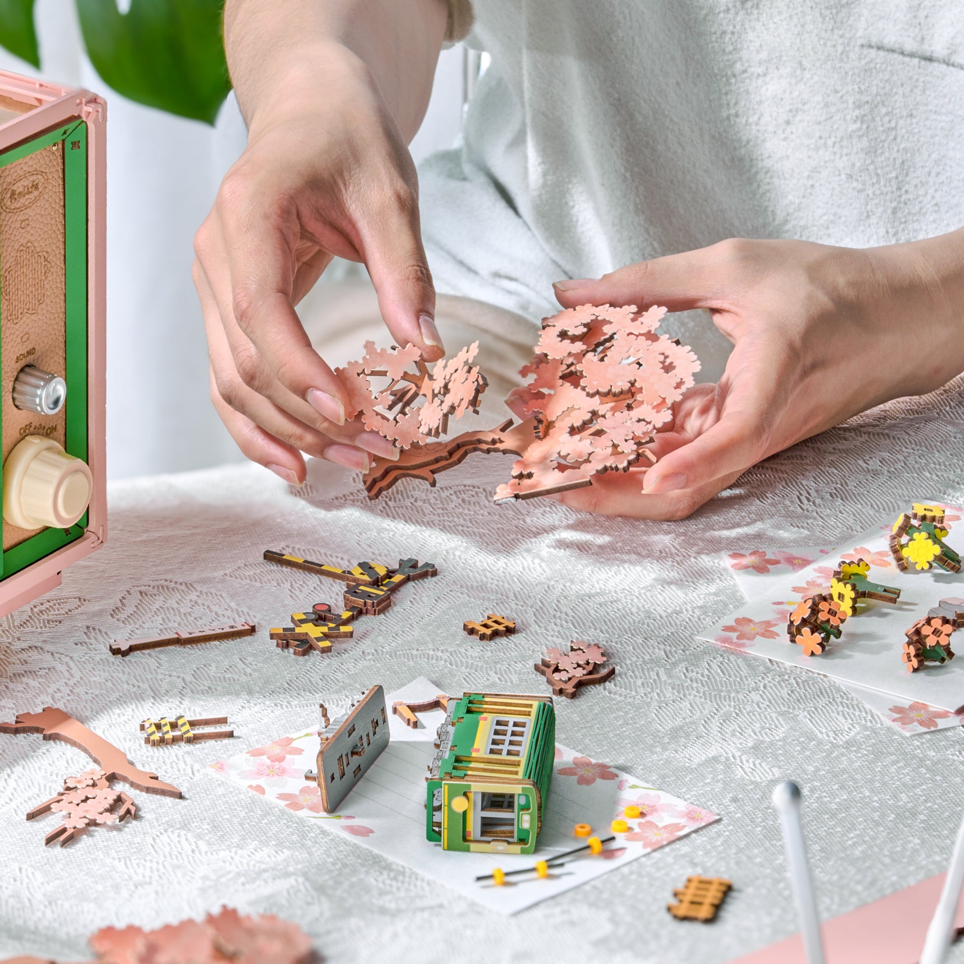 Hands Craft 3D Wooden Music Box Puzzle | Sakura Dreamy Tour