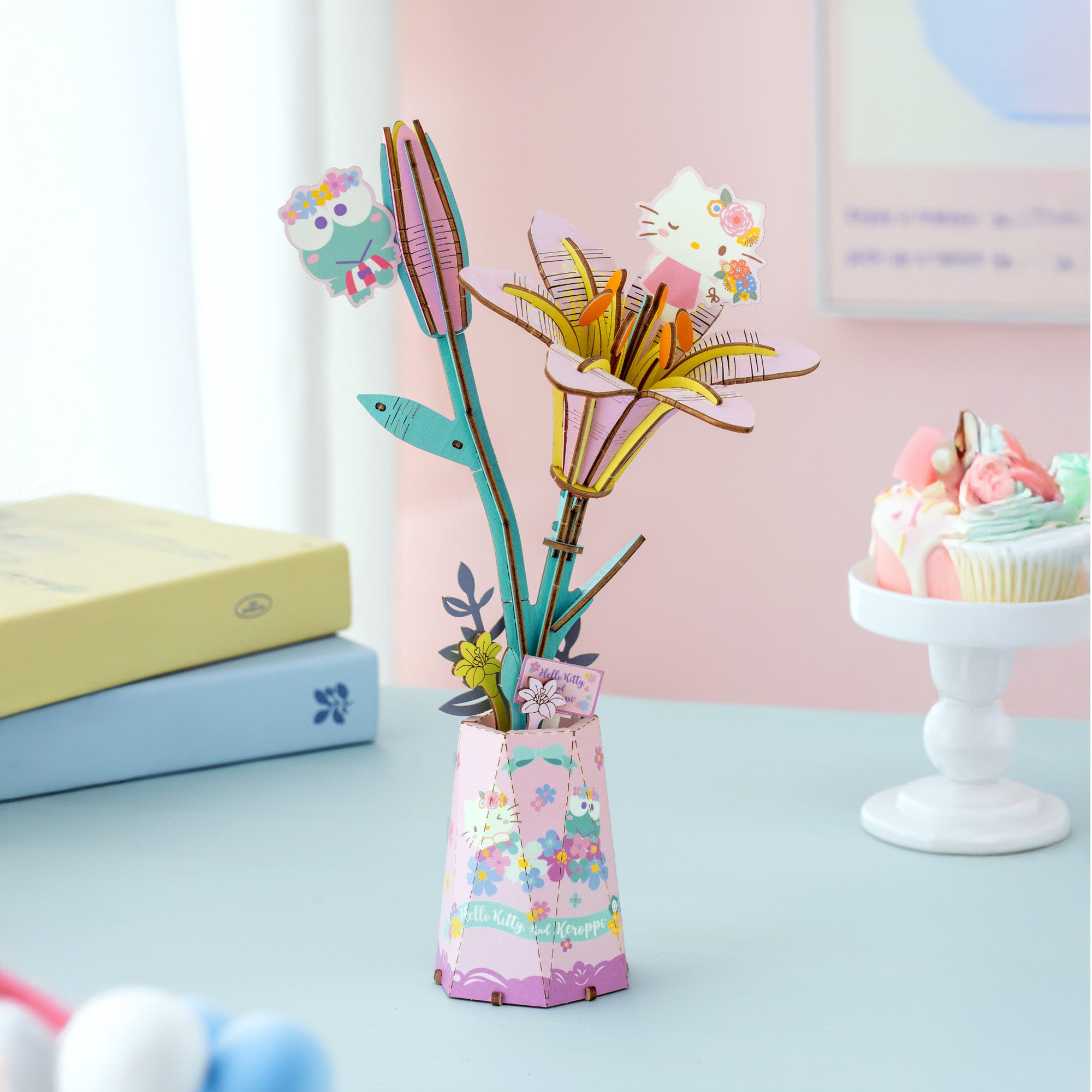 Hands Craft 3D Wooden Puzzle | Hello Kitty® and Friends Keroppi and Hello Kitty Lily