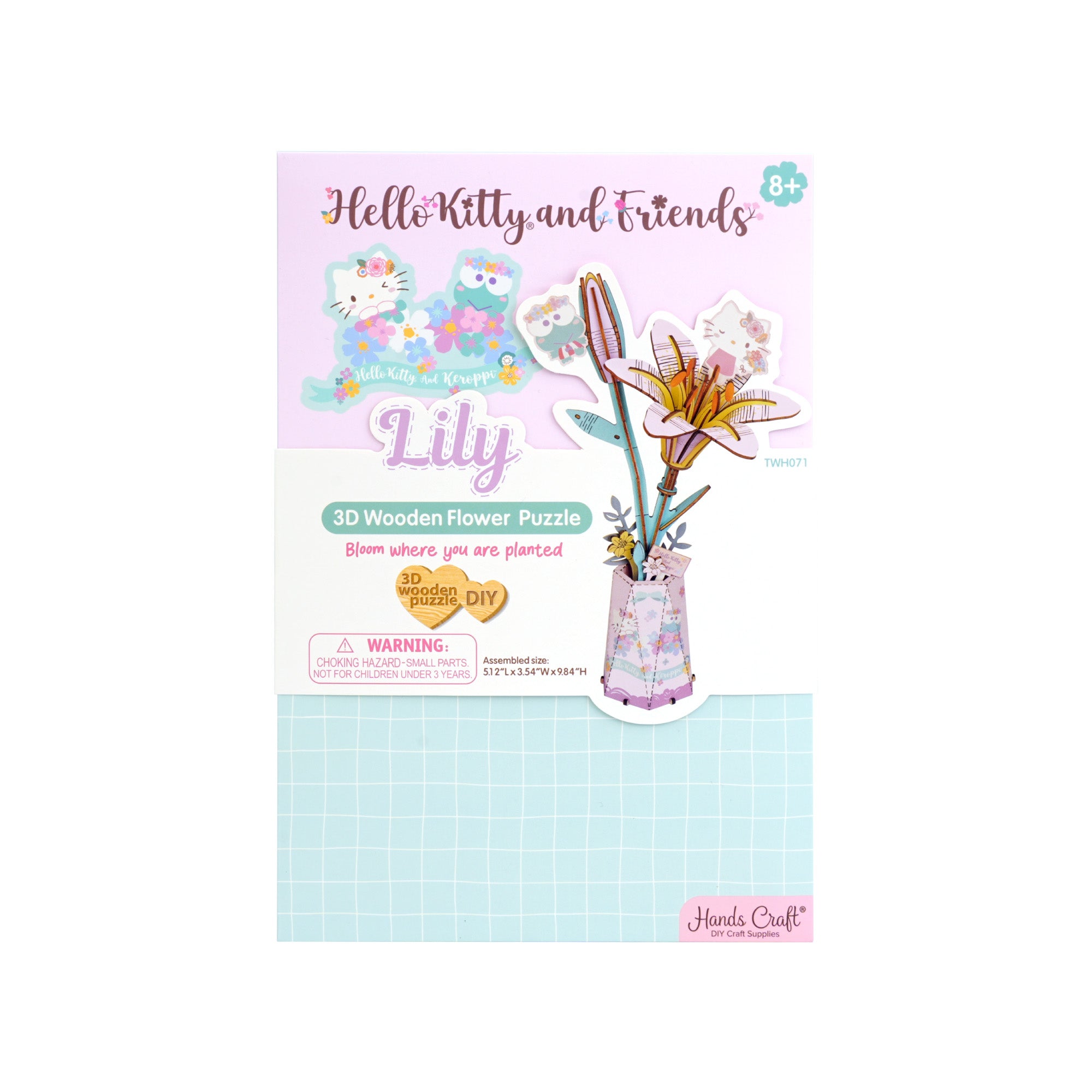 Hands Craft 3D Wooden Puzzle | Hello Kitty® and Friends Keroppi and Hello Kitty Lily