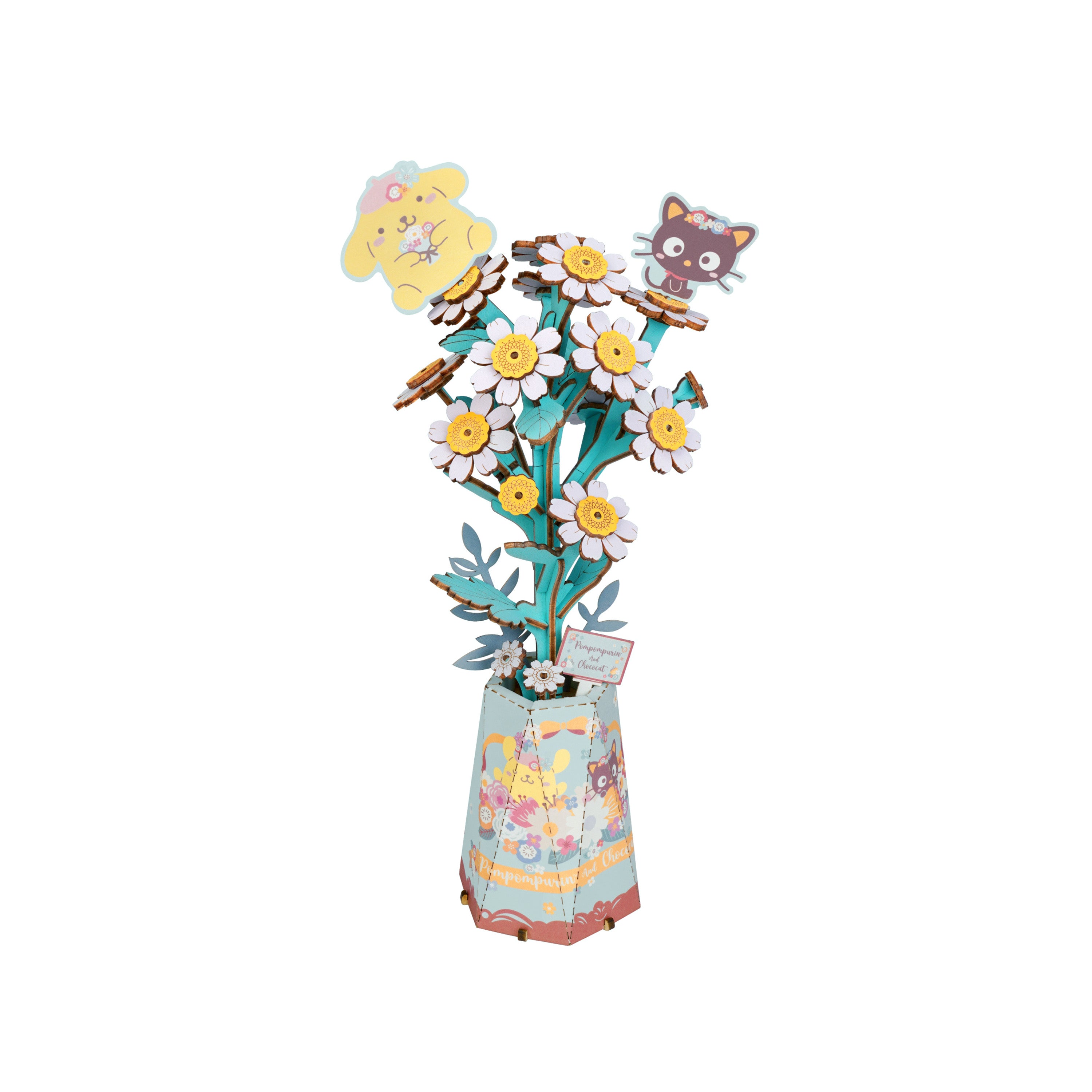 Hands Craft 3D Wooden Puzzle | Hello Kitty® and Friends Pompompurin & Chococat Chamomile