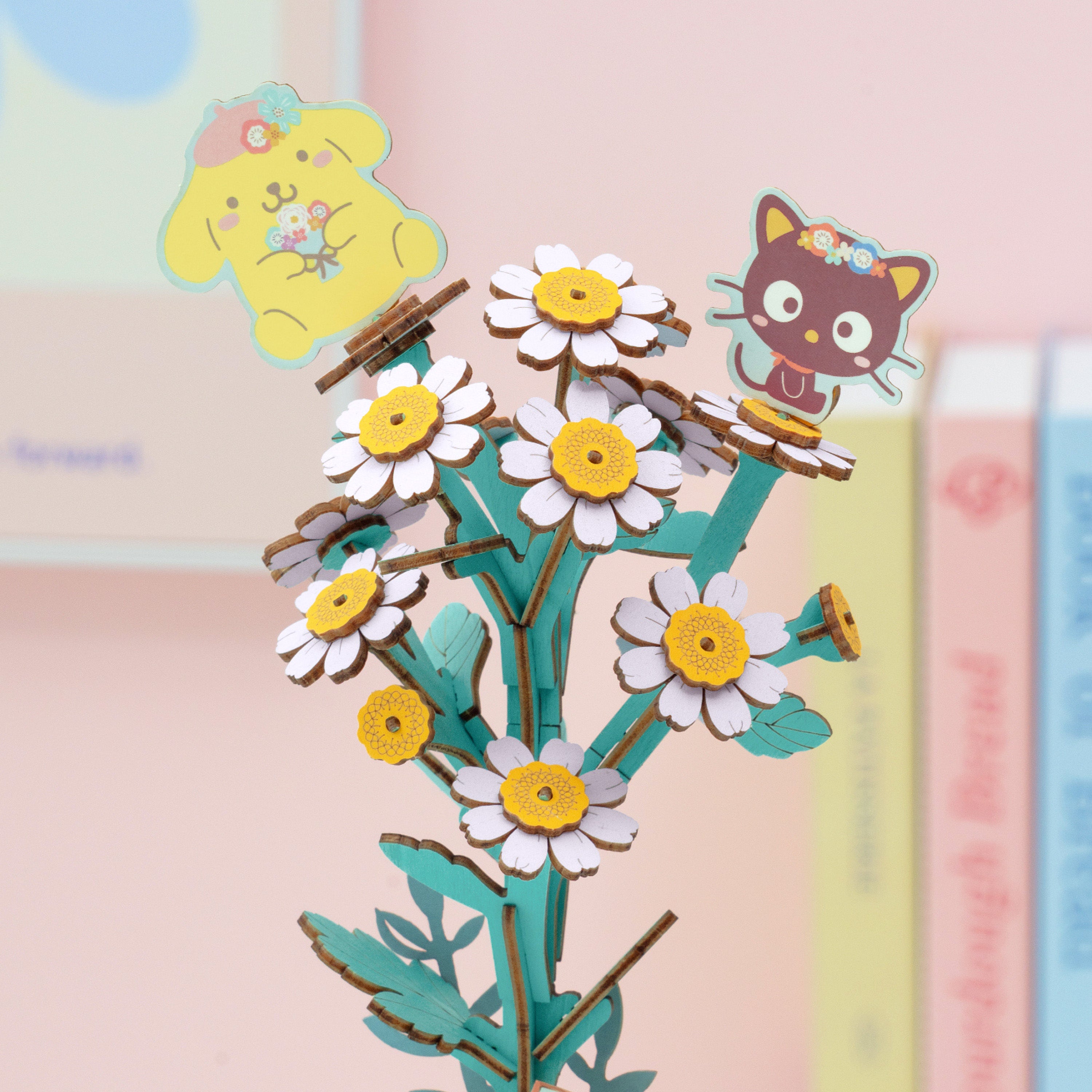Hands Craft 3D Wooden Puzzle | Hello Kitty® and Friends Pompompurin & Chococat Chamomile