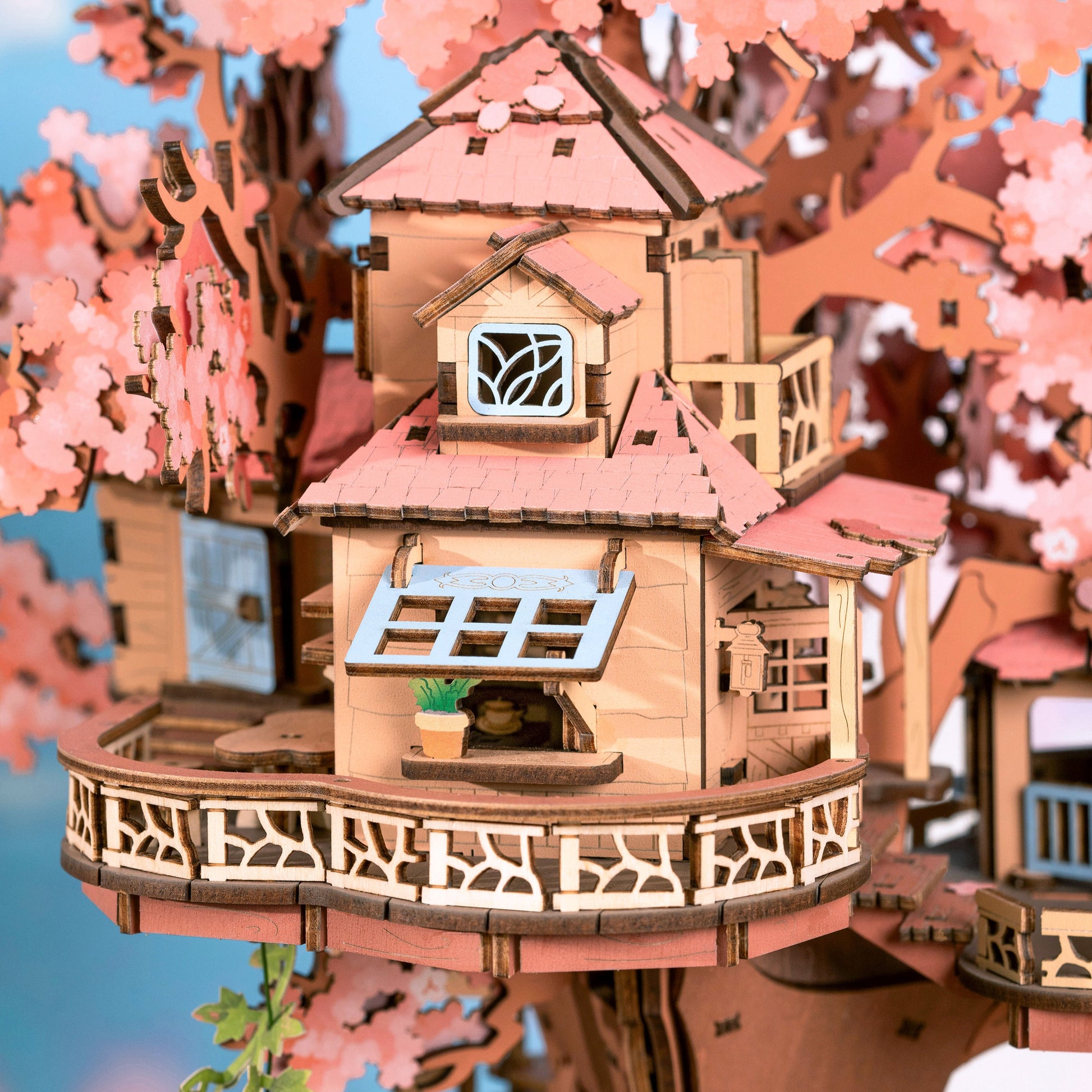 Hands Craft 3D Wooden Puzzle | Sakura Tree House
