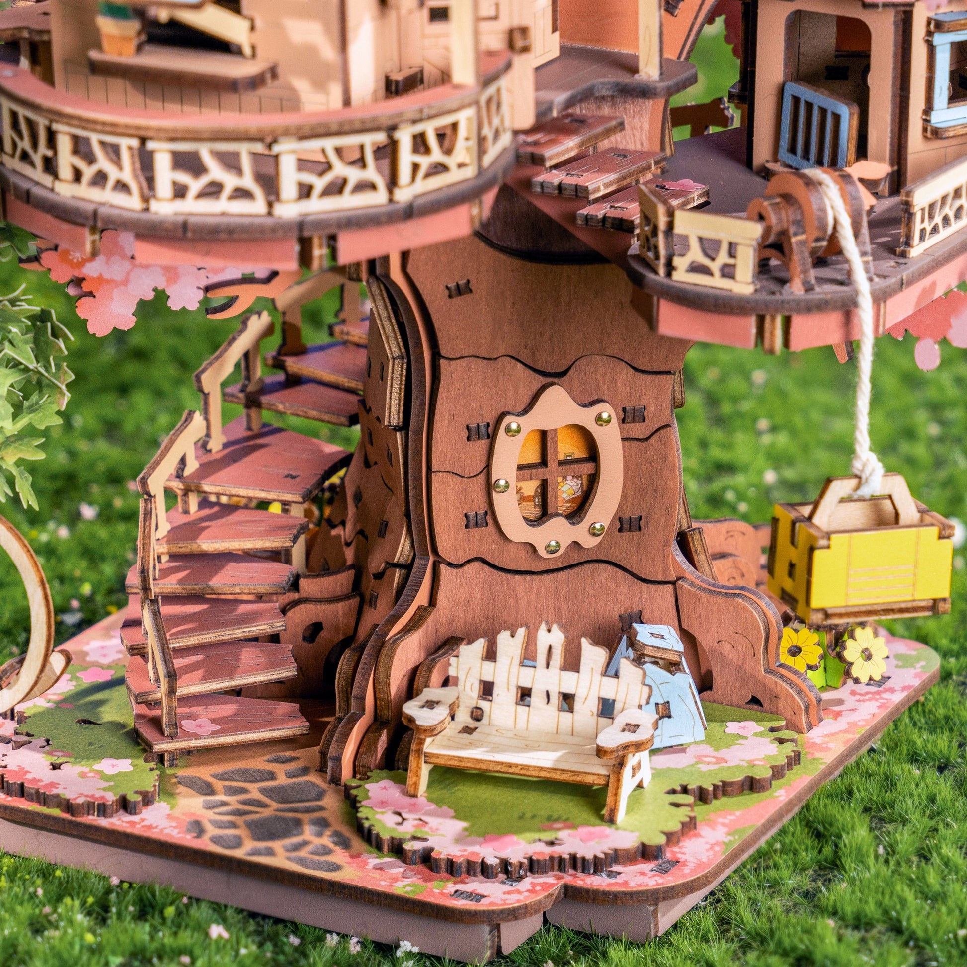 Hands Craft 3D Wooden Puzzle | Sakura Tree House