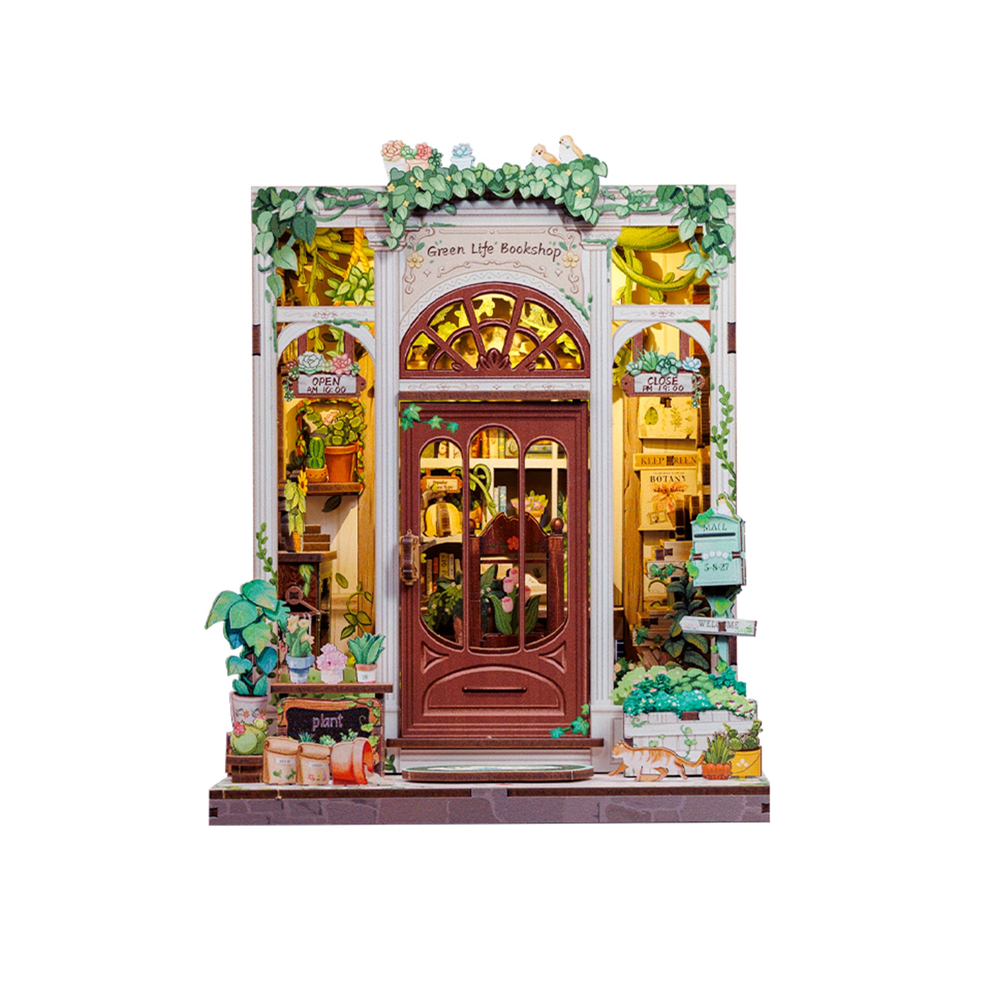 Cuteefun DIY Book Nook Kit, 3D Holzpuzzle für Erwachsene, Booknook Cuteefun DIY Book Nook Kit, 3D Holzpuzzle für Erwachsene, Booknook