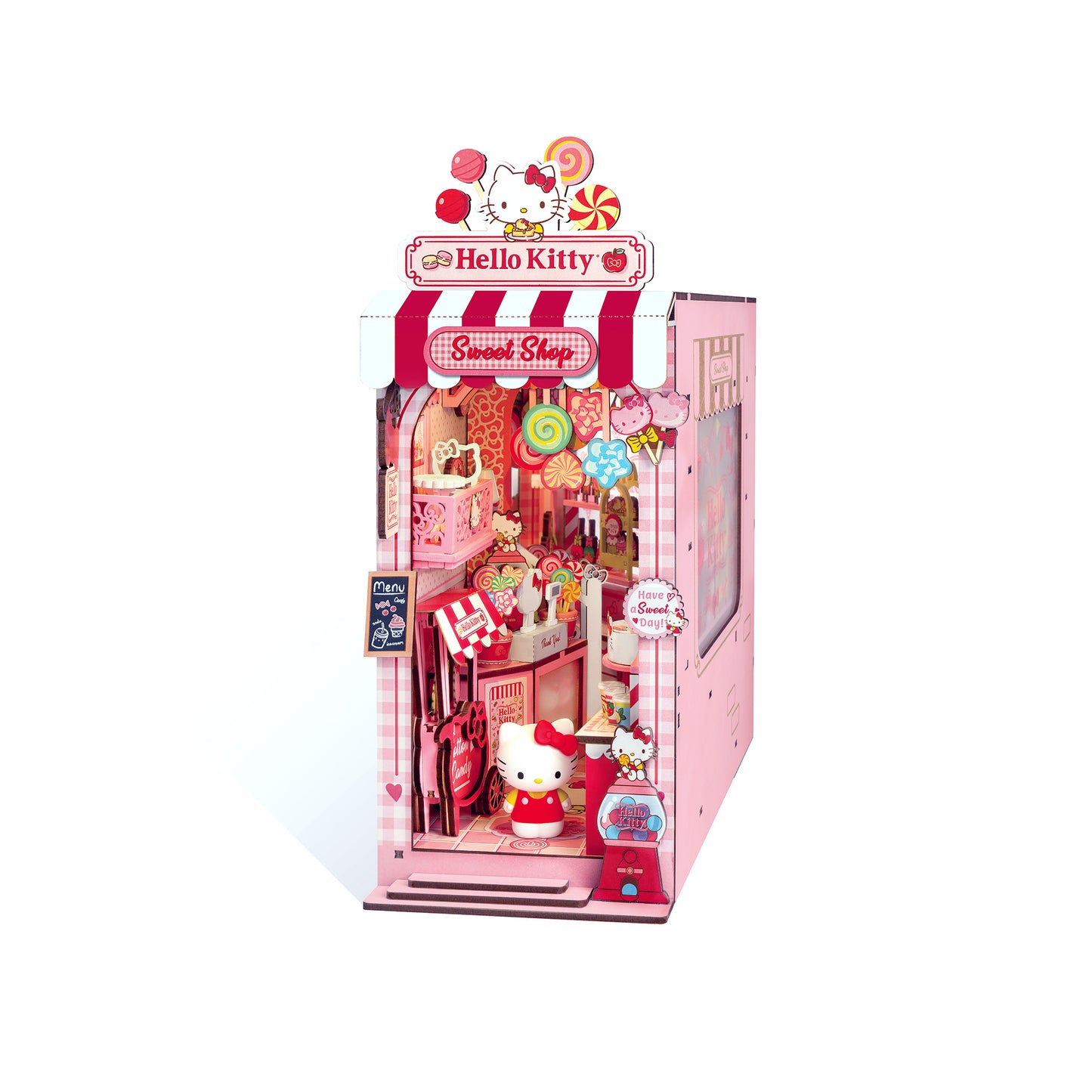 Hands Craft DIY Book Nook Kit | Hello Kitty® Sweet Shop