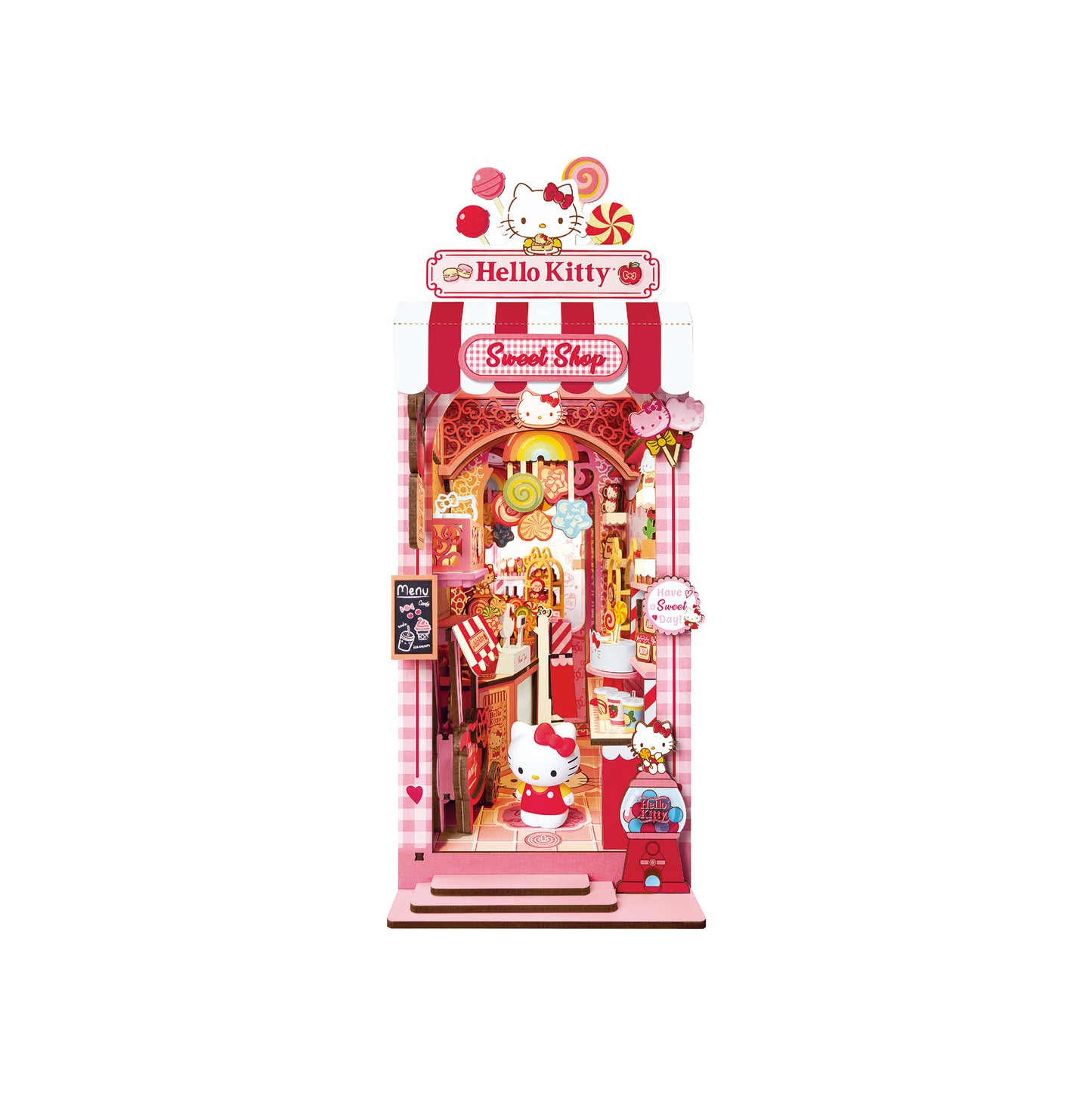 Hands Craft DIY Book Nook Kit | Hello Kitty® Sweet Shop