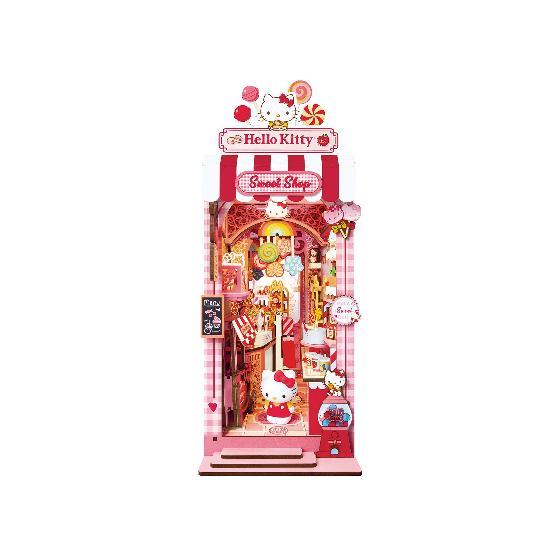 Hands Craft DIY Book Nook Kit | Hello Kitty® Sweet Shop
