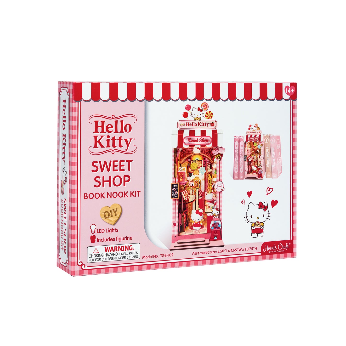 Hands Craft DIY Book Nook Kit | Hello Kitty® Sweet Shop