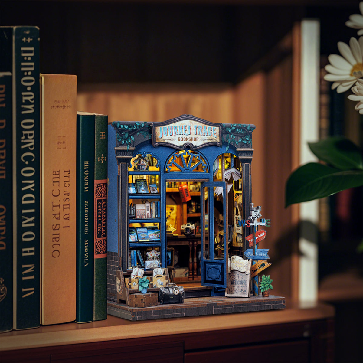 Hands Craft DIY Book Nook Kit | Journey Trace Bookshop – Hands Craft US ...