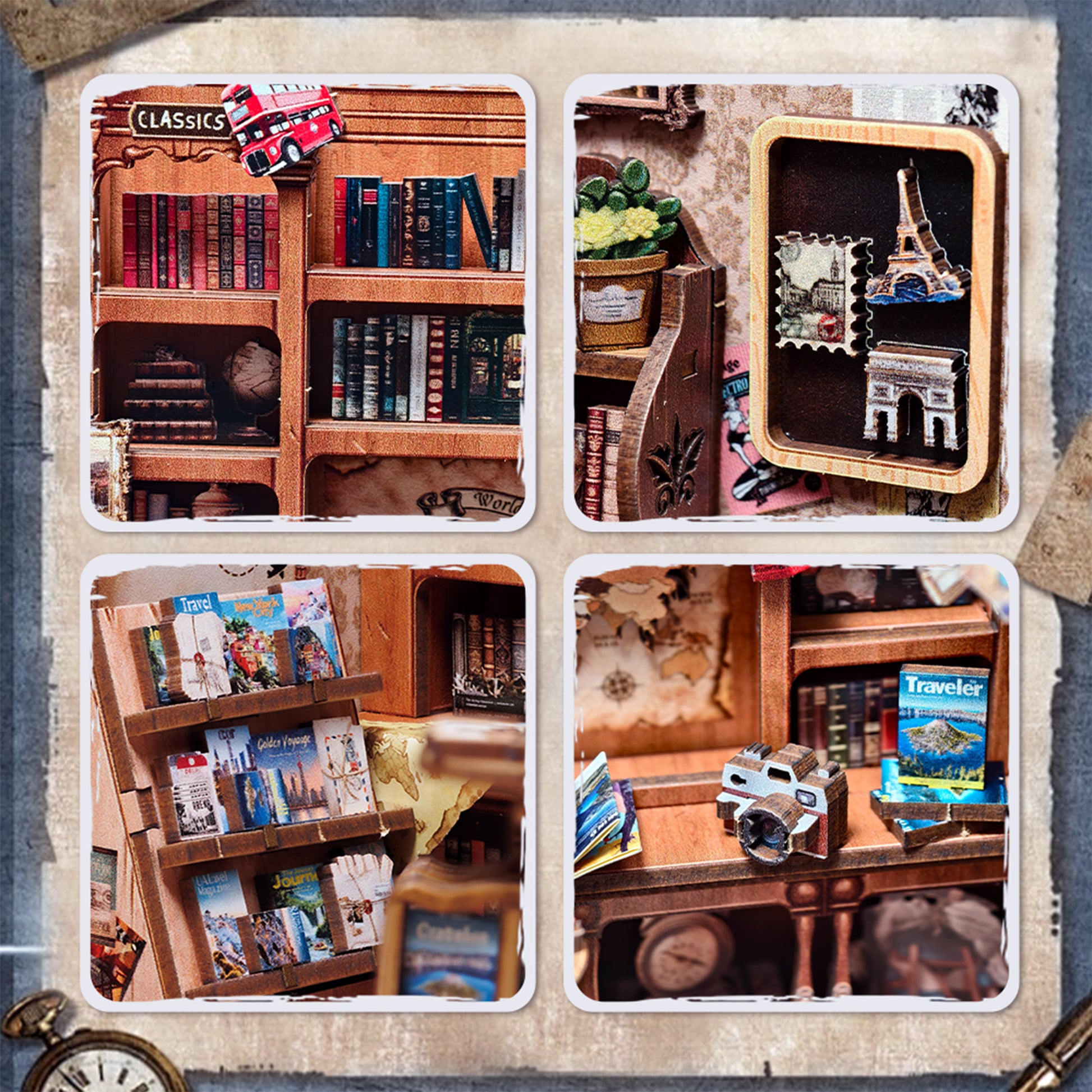 Hands Craft DIY Book Nook Kit | Journey Trace Bookshop