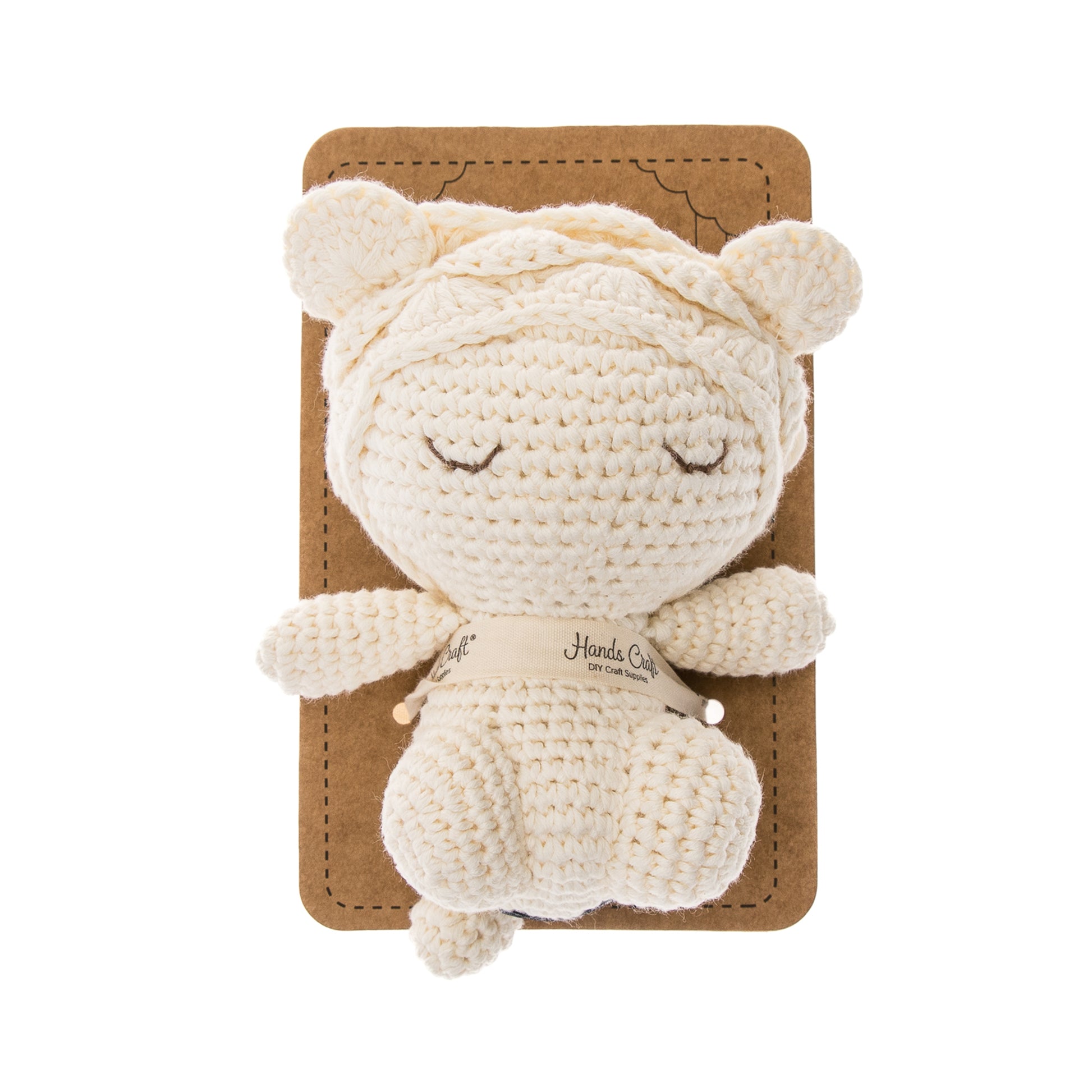 Hands Craft DIY Minatures Hand-Crochet Plush Doll | Mini Leo The Softie