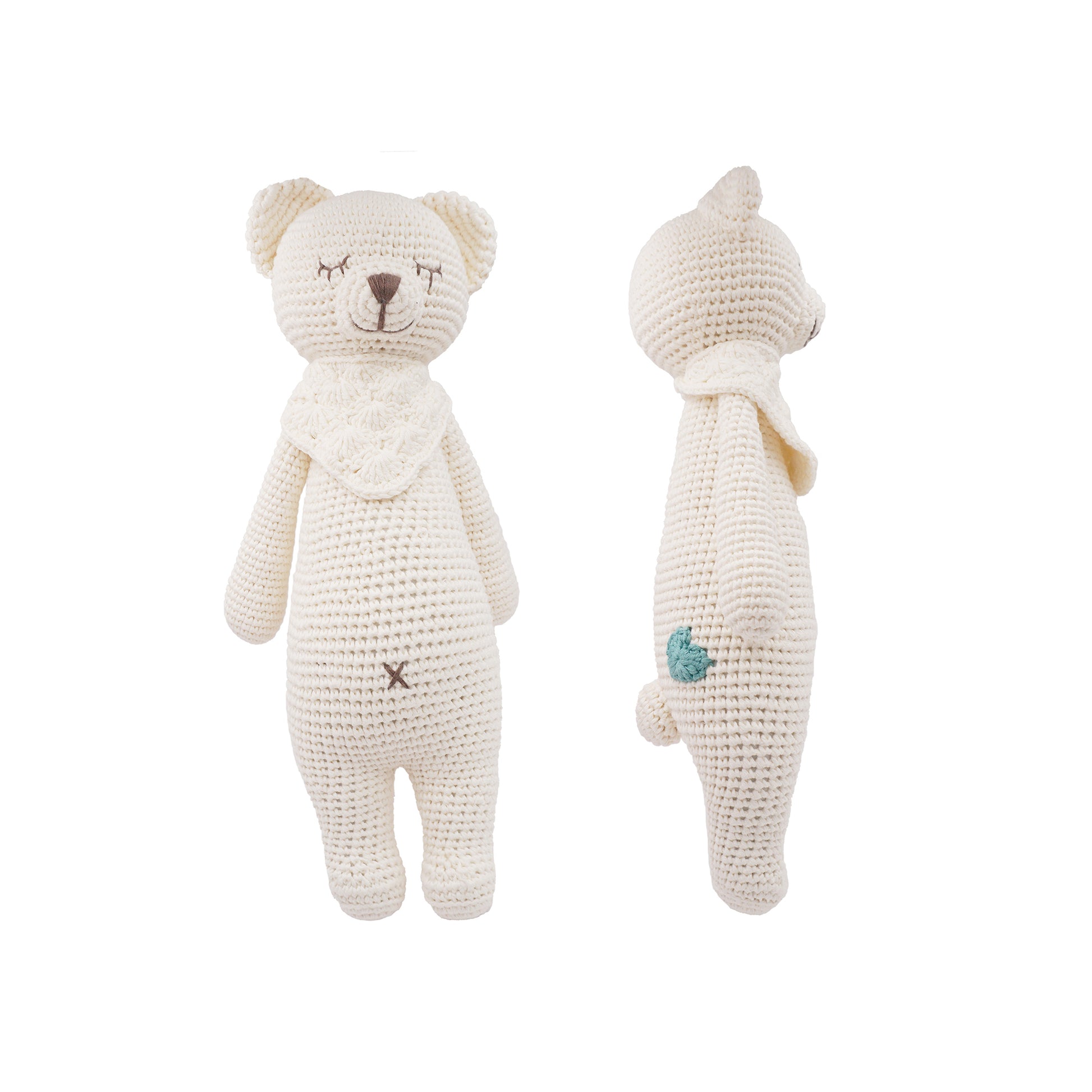 Hands Craft DIY Minatures Hand-Crochet Plush Doll | Platinum Bobbie The Softie
