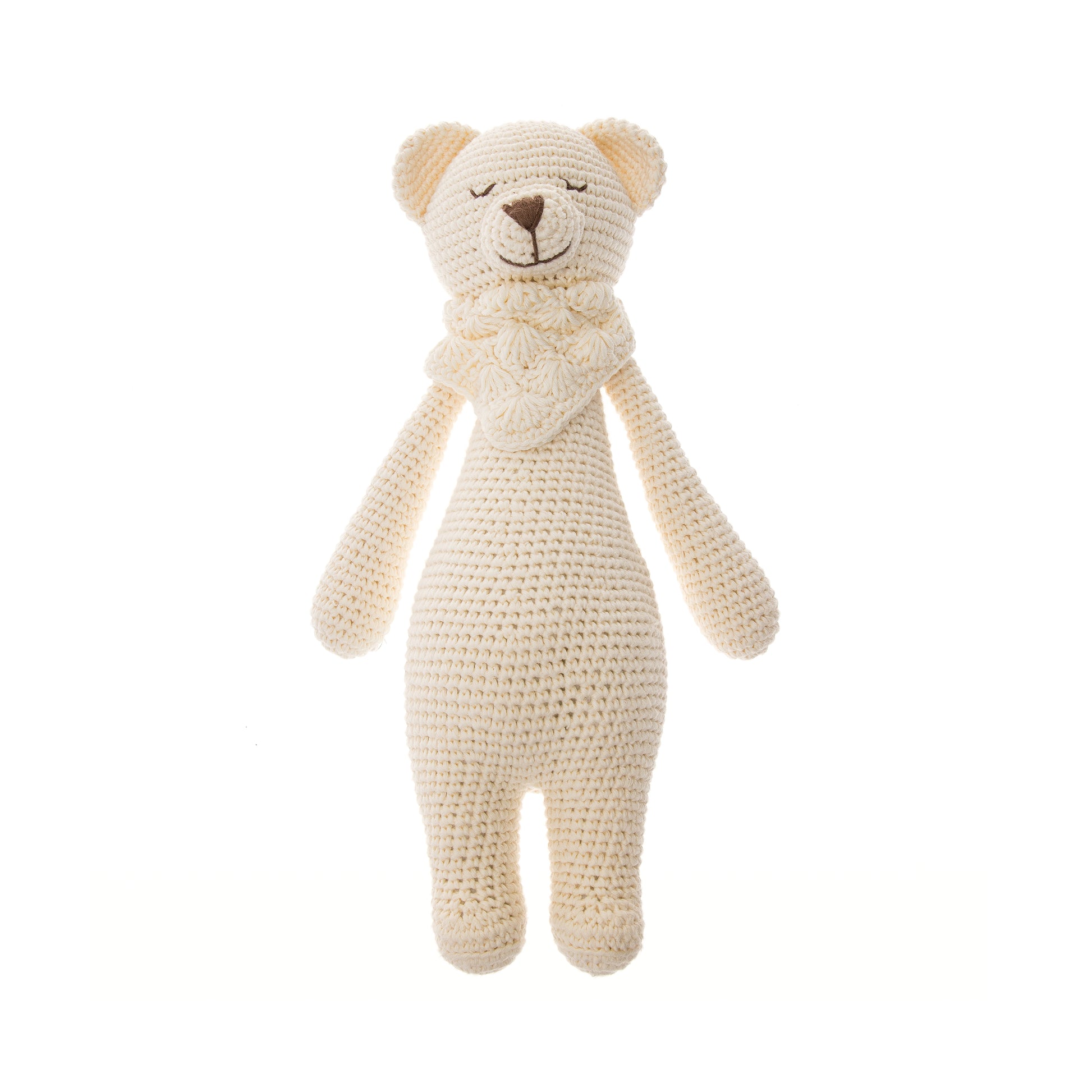 Hands Craft DIY Minatures Hand-Crochet Plush Doll | Platinum Bobbie The Softie