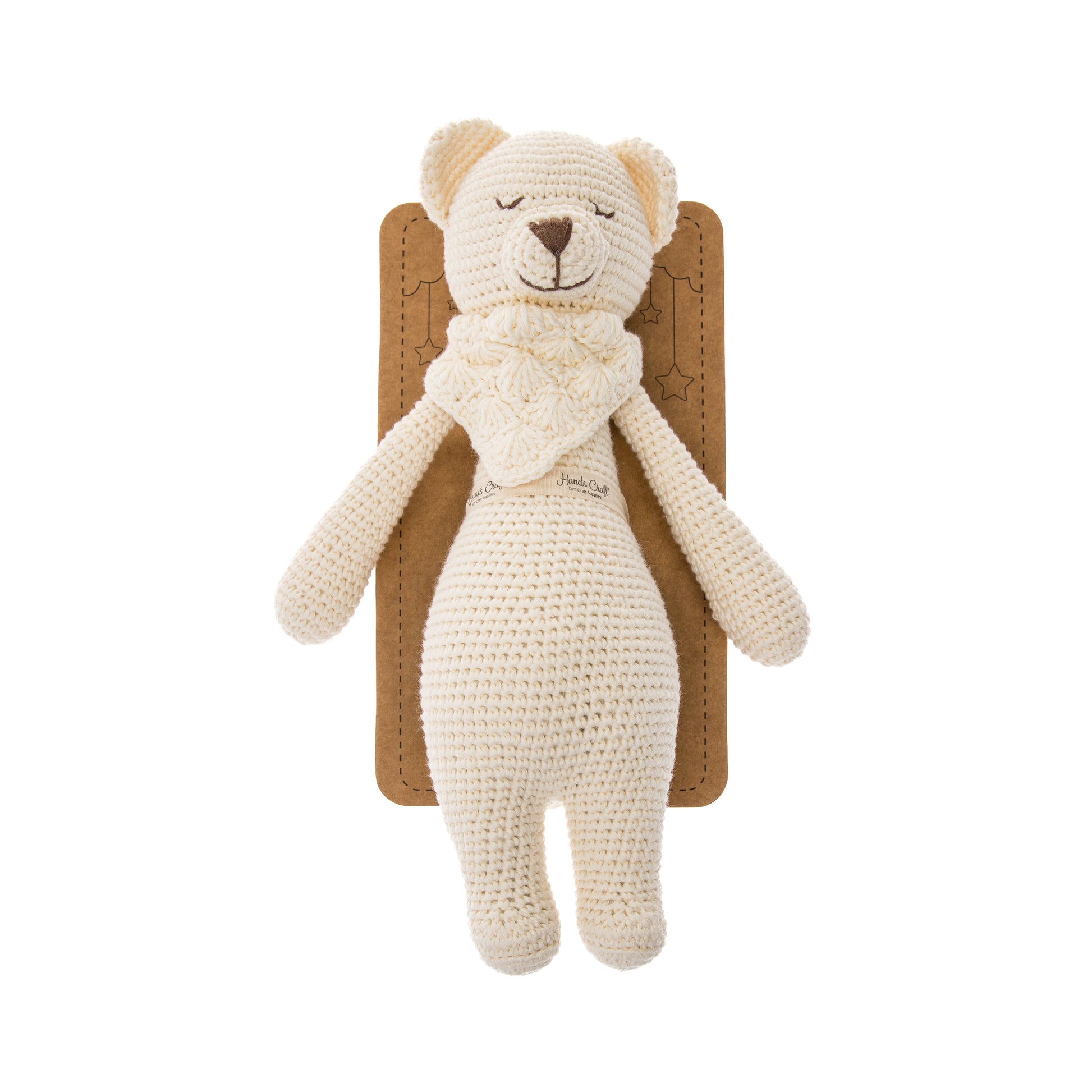 Hands Craft DIY Minatures Hand-Crochet Plush Doll | Platinum Bobbie The Softie