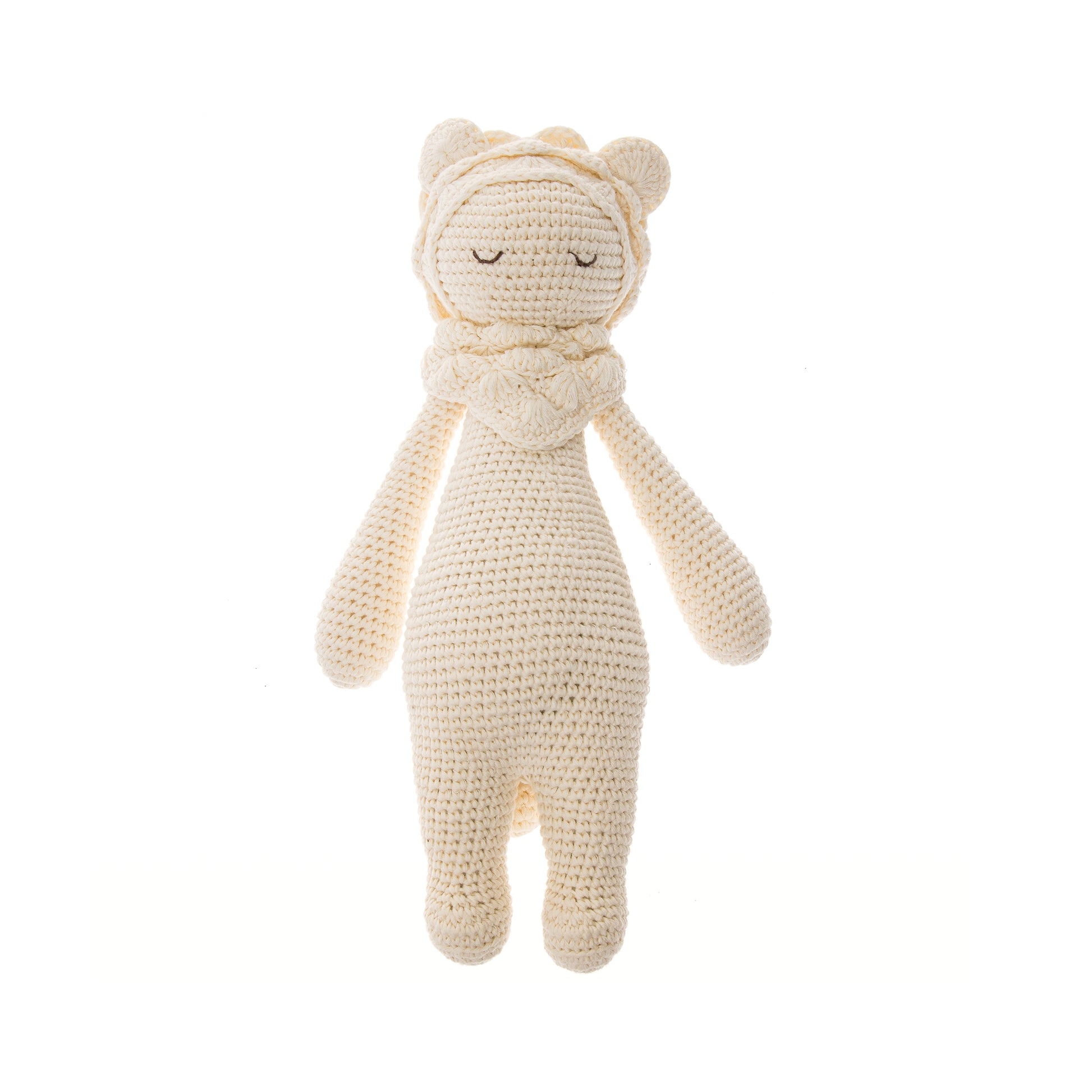 Hands Craft DIY Minatures Hand-Crochet Plush Doll | Platinum Leo The Softie