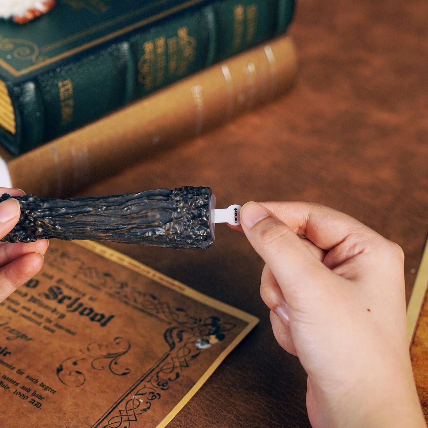 Hands Craft DIY Miniature Book Nook Kit Accessory | Magic Wand