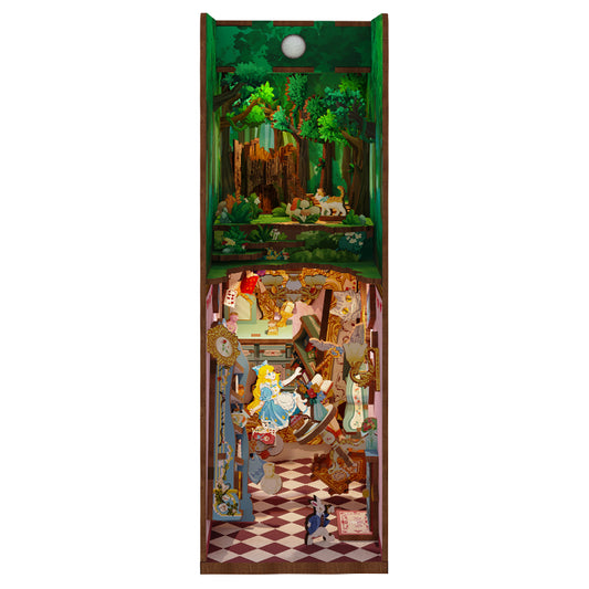 Hands Craft DIY Miniature Book Nook Kit | Alice's Adventure