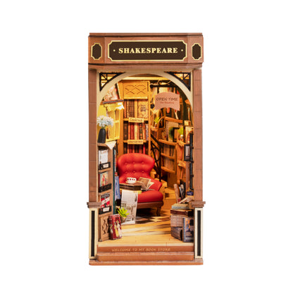 Hands Craft DIY Miniature Book Nook Kit | Bookstore