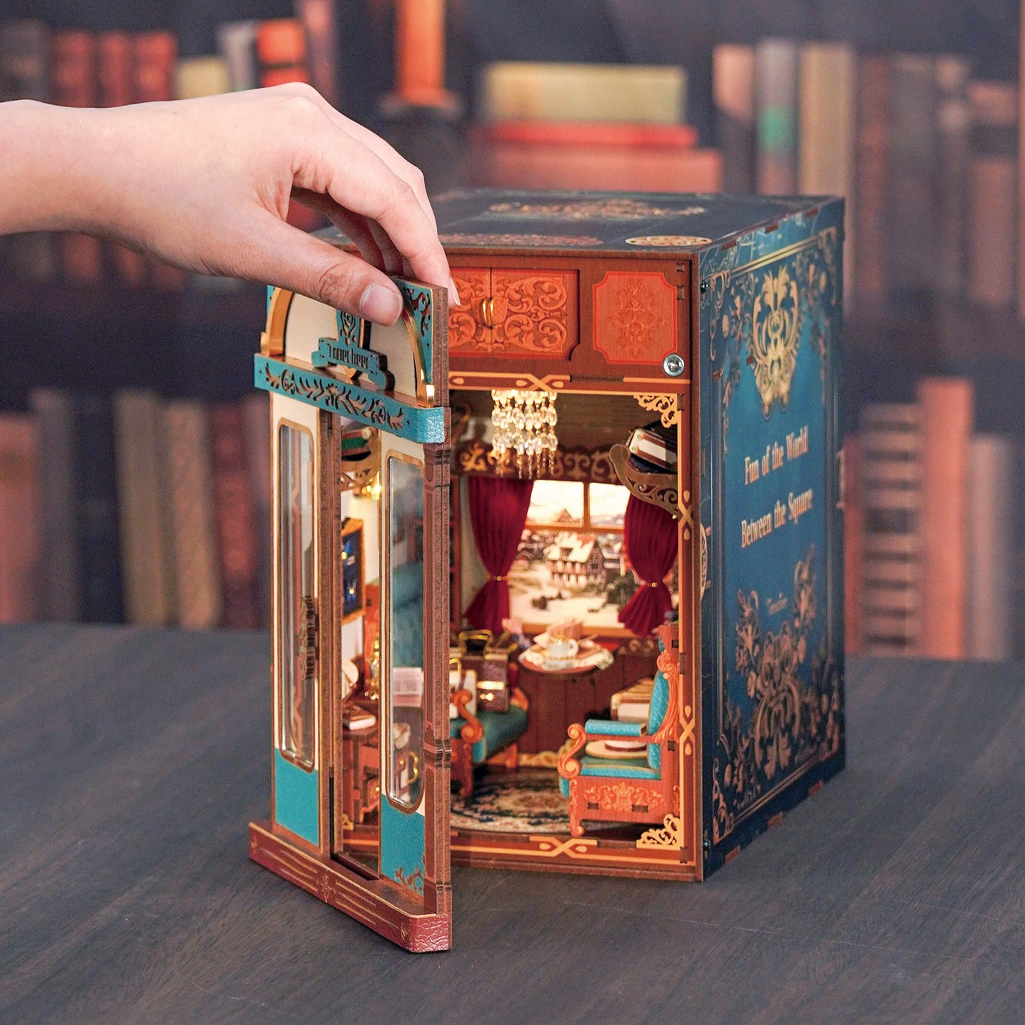 Hands Craft DIY Miniature Book Nook Kit | European Travels