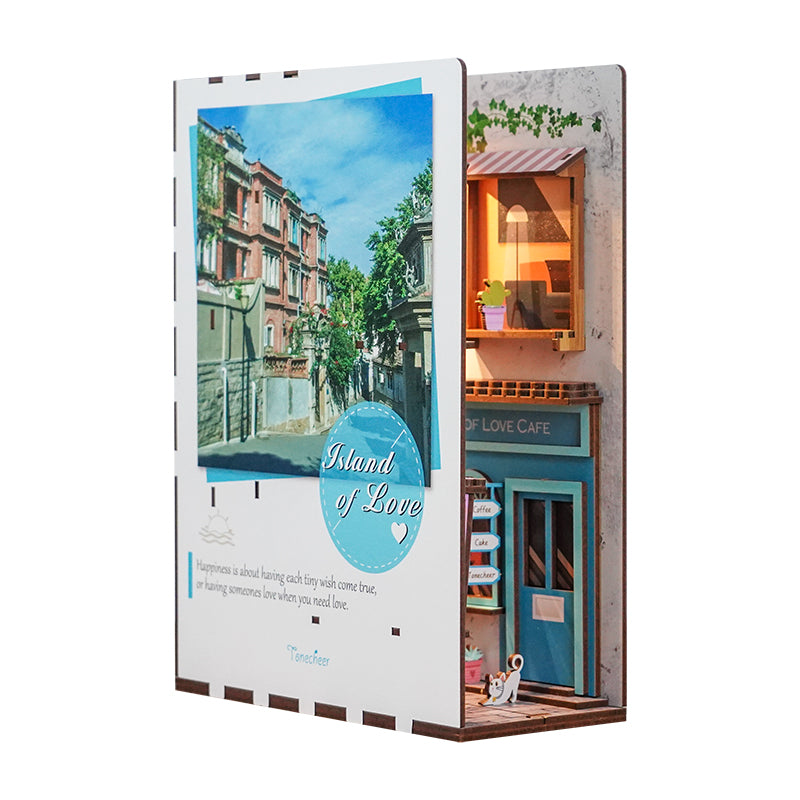 Hands Craft DIY Miniature Book Nook Kit | Island of Love