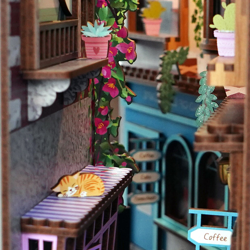 Hands Craft DIY Miniature Book Nook Kit | Island of Love