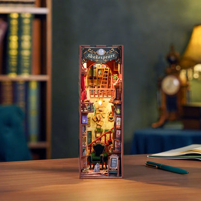 Hands Craft DIY Miniature Book Nook Kit | Left Bank Bookstore