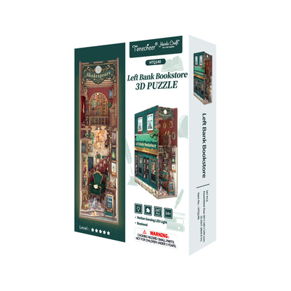 Hands Craft DIY Miniature Book Nook Kit | Left Bank Bookstore