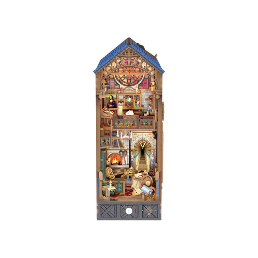 Hands Craft DIY Miniature Book Nook Kit | Leonardo da Vinci
