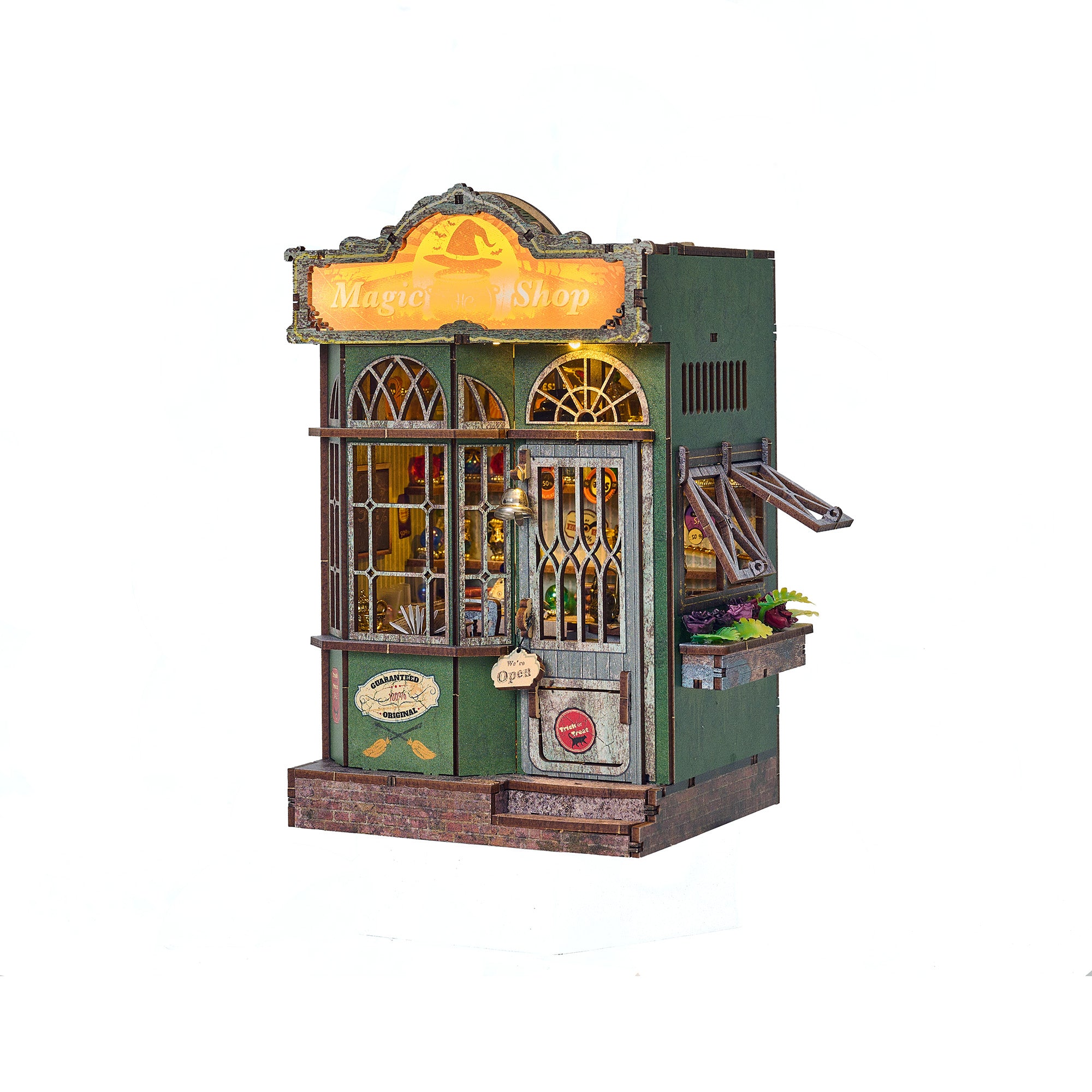 Hands Craft DIY Miniature Book Nook Kit | Magic Shop