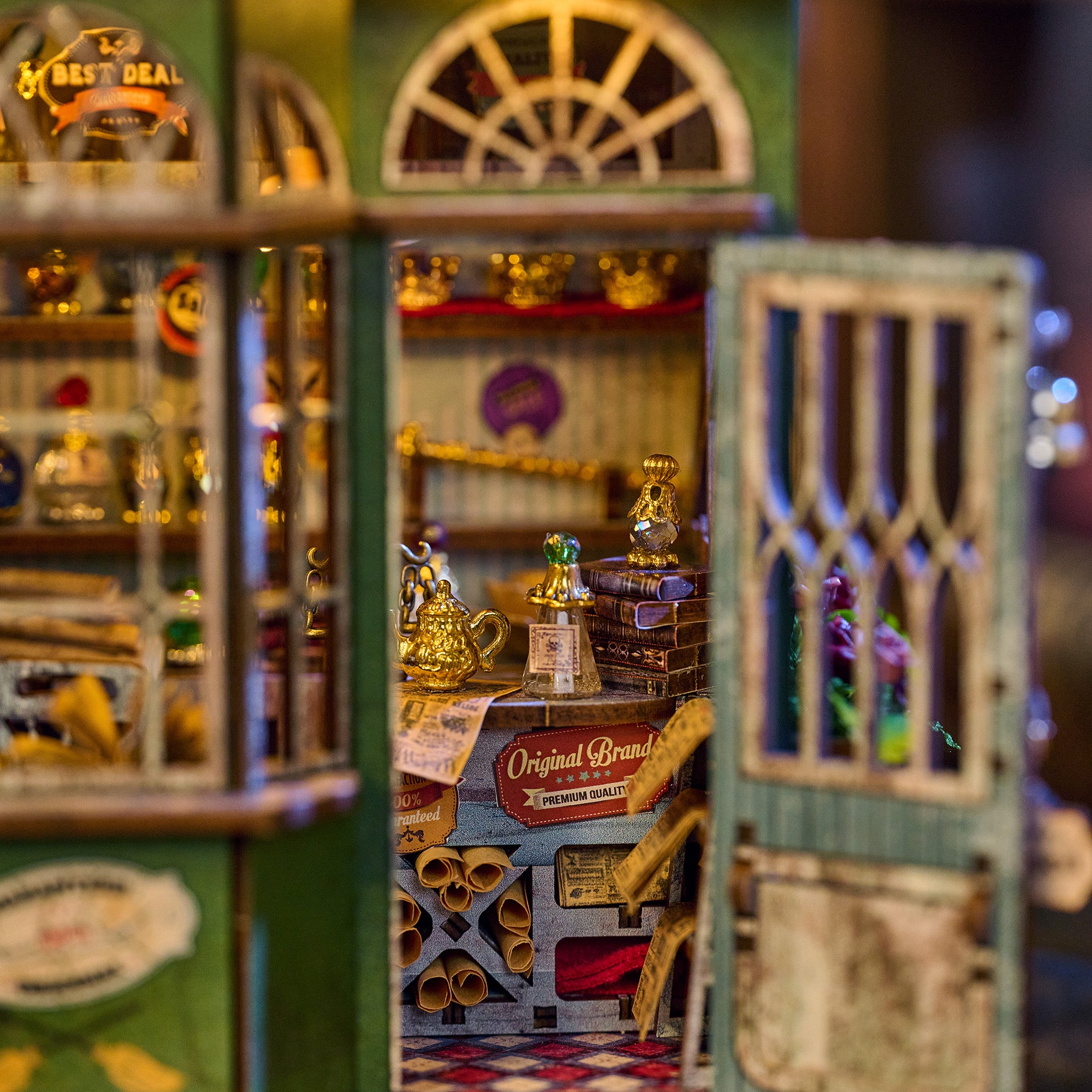 Hands Craft DIY Miniature Book Nook Kit | Magic Shop