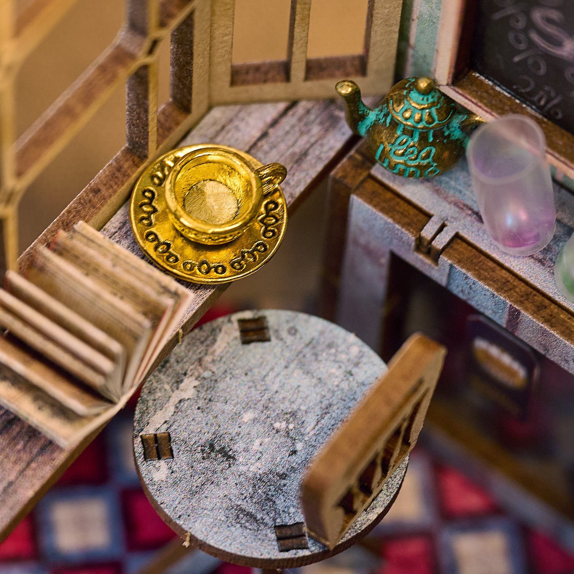 Hands Craft DIY Miniature Book Nook Kit | Magic Shop