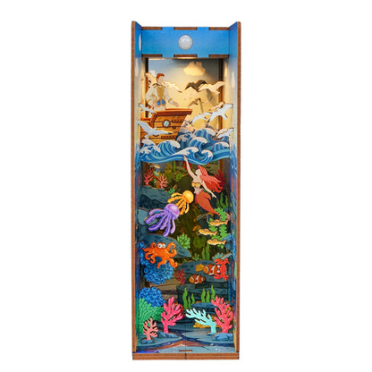 Hands Craft DIY Miniature Book Nook Kit | Mermaid Story